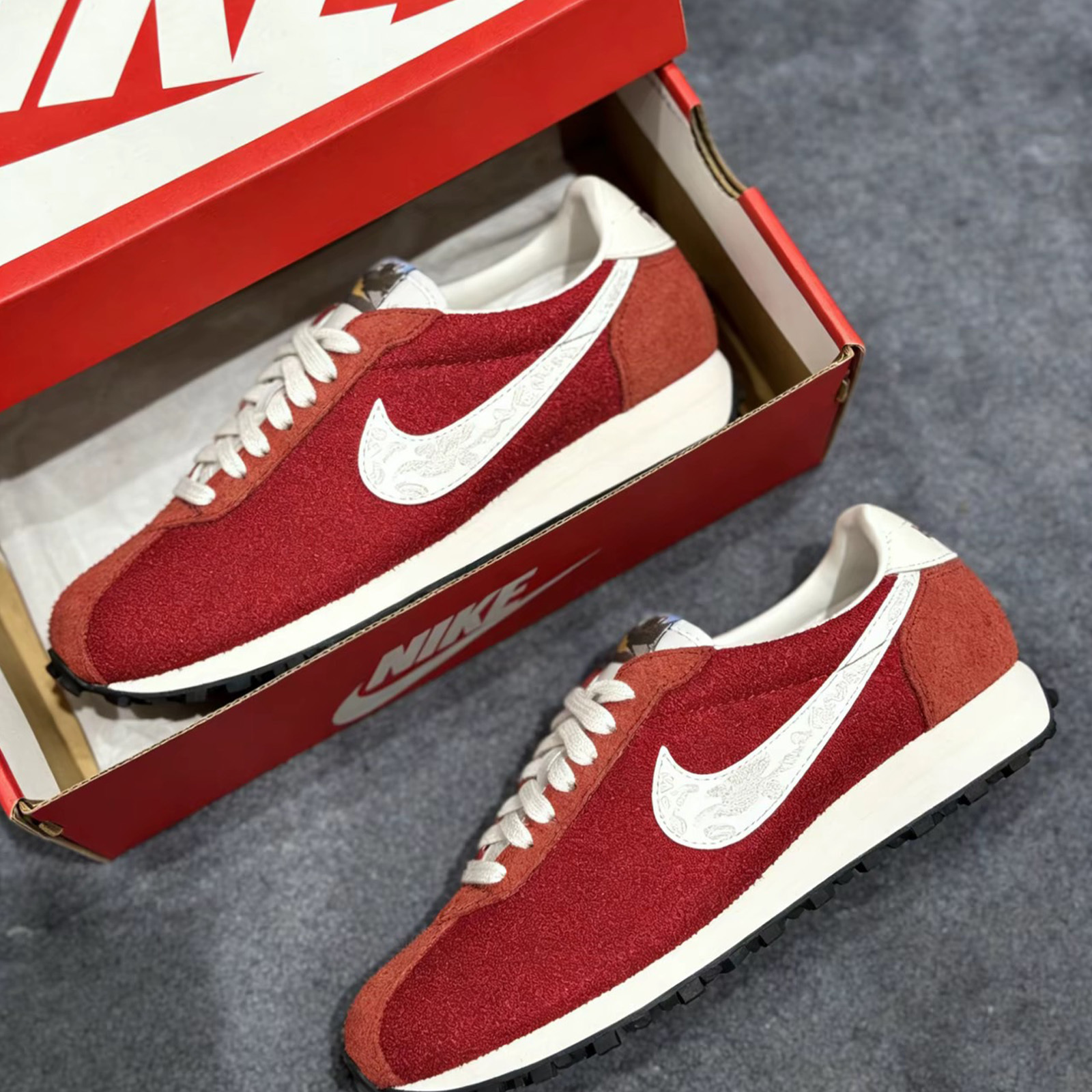 NIKE LD-1000 'CNY' 紅白 馬年 新年限定 麂皮 復古 扁鞋 運動鞋 IQ1121-610