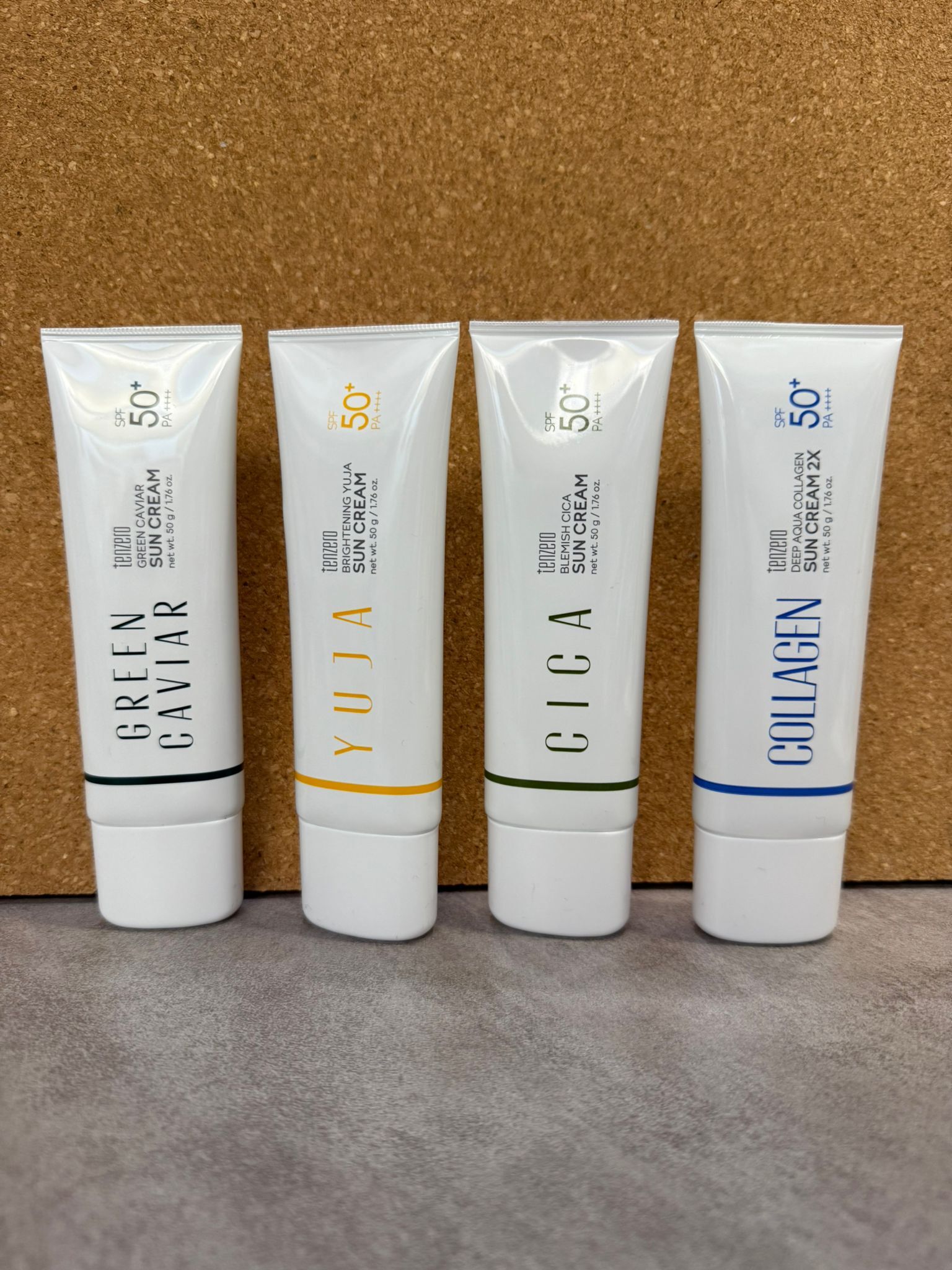 Tenzero 防曬系列 SPF50+ PA++++ 高效防護，防曬＋美白＋抗皺