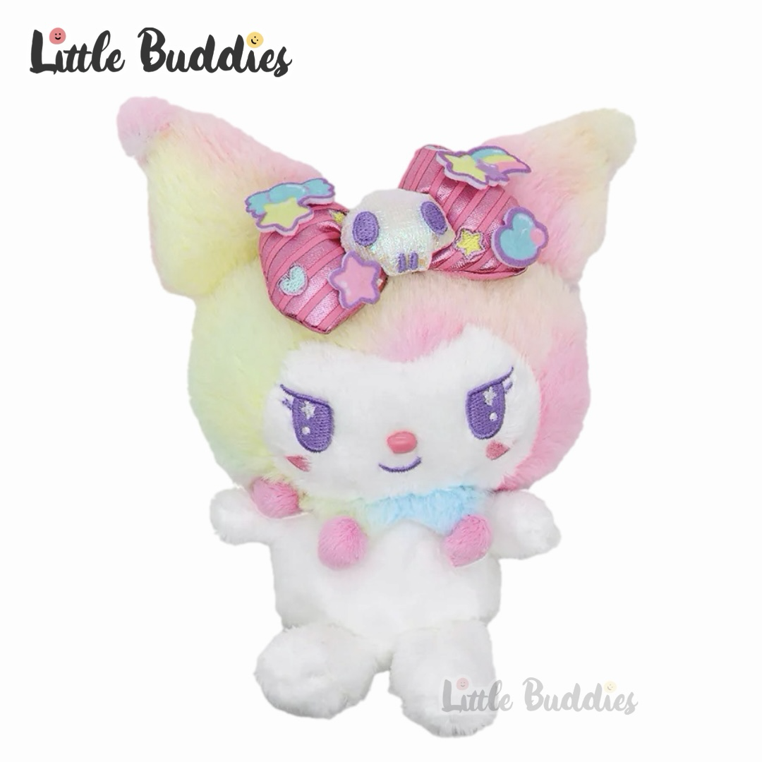 美版 Sanrio Kuromi 幻彩毛毛系列 - 豆袋公仔