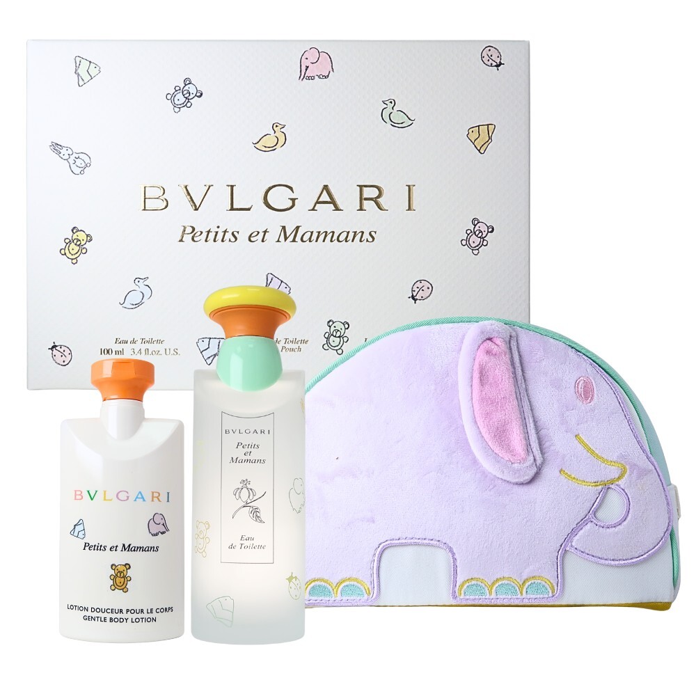 BVLGARI 寶格麗 甜蜜寶貝香氛禮盒(淡香水100ML+身體乳75ML+化妝包)