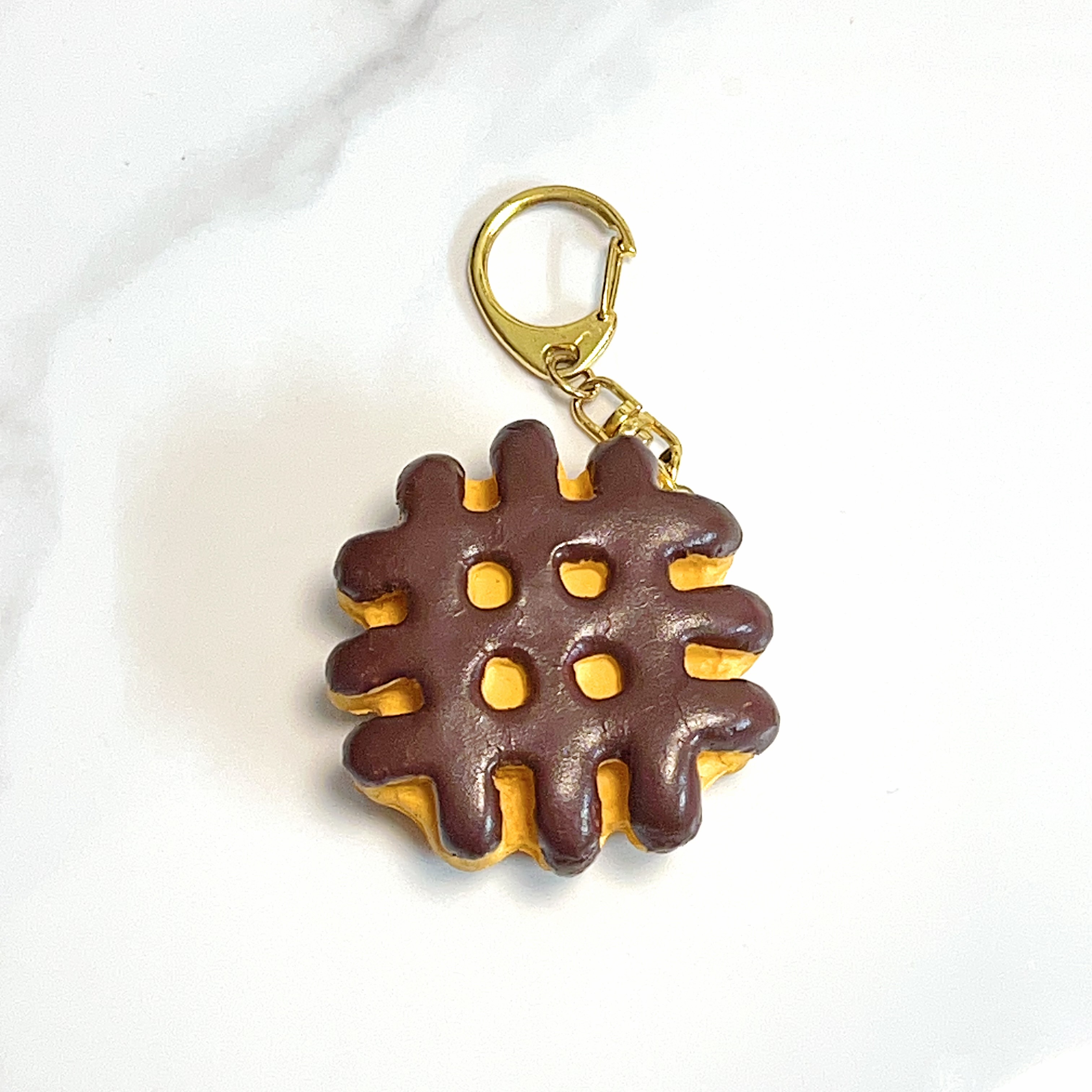 Vintage Manneken waffle squishy
