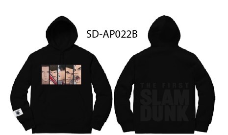 Slam Dunk 5 Characters Hoodie (Black/Red) SD-AP022