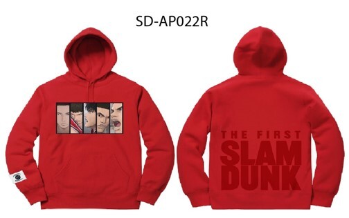 Slam Dunk 5 Characters Hoodie (Black/Red) SD-AP022