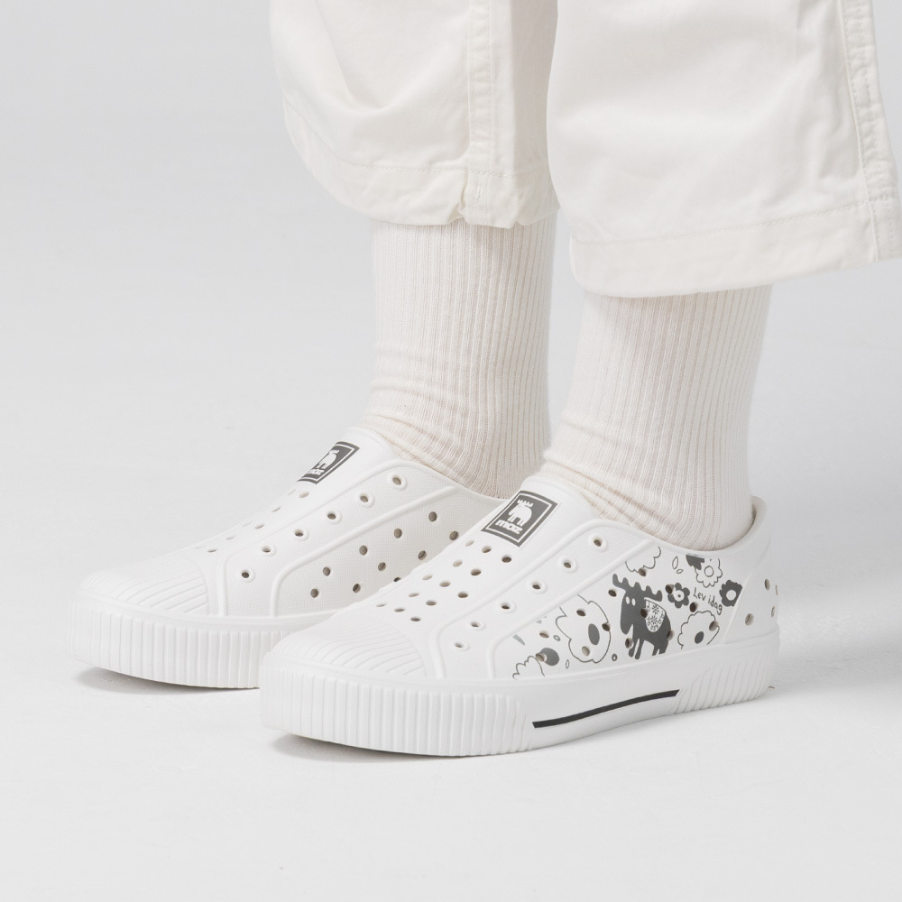 【Tattoo悄悄話系列】moz 瑞典 駝鹿 雙色洞洞餅乾水鞋 (活出今天)