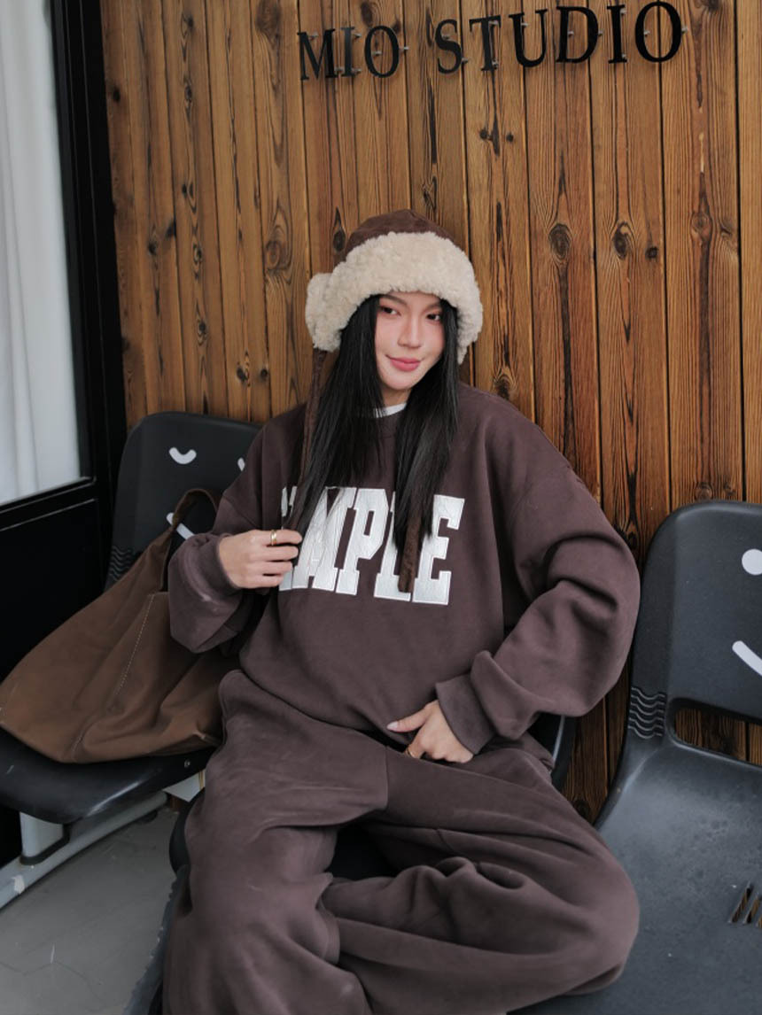 內絨布SIMPLE大學衛衣*4色