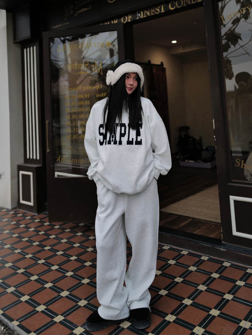 內絨布SIMPLE大學衛衣*4色