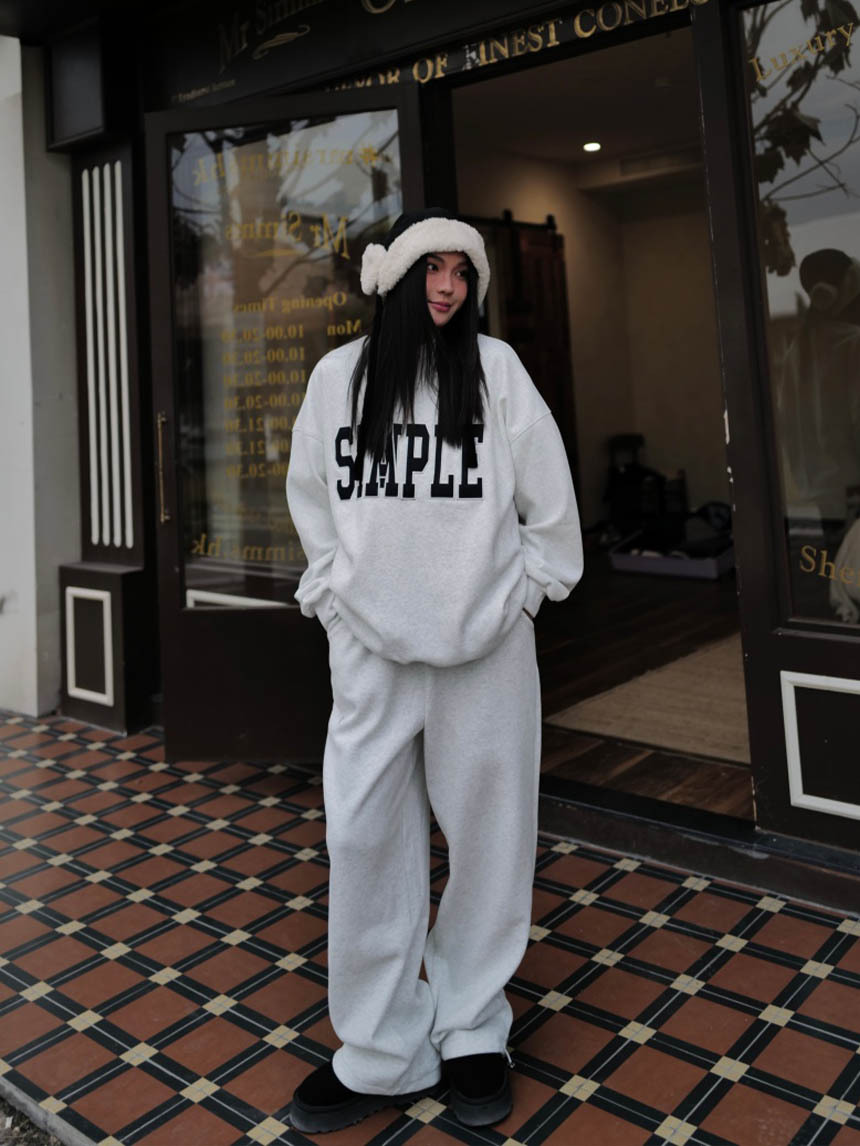 內絨毛高磅寬棉褲*4色