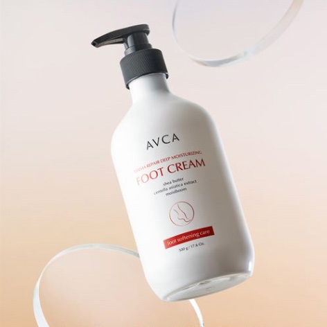 韓國 AVCA大容量3重玻尿酸保濕嫩足霜 500ml