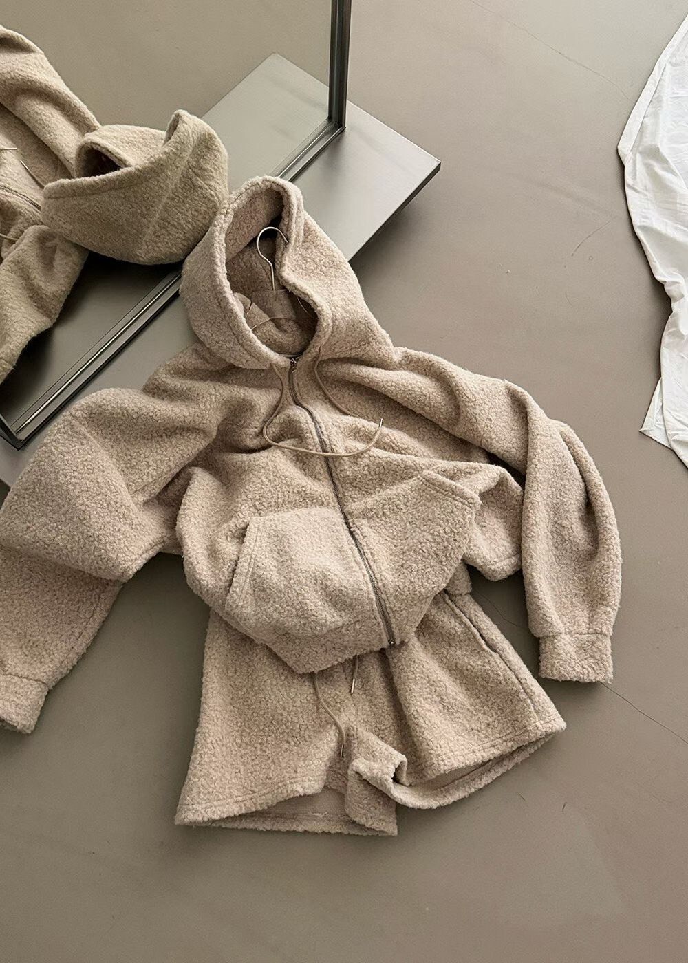 #AD73泰迪小短褲(咖/杏)