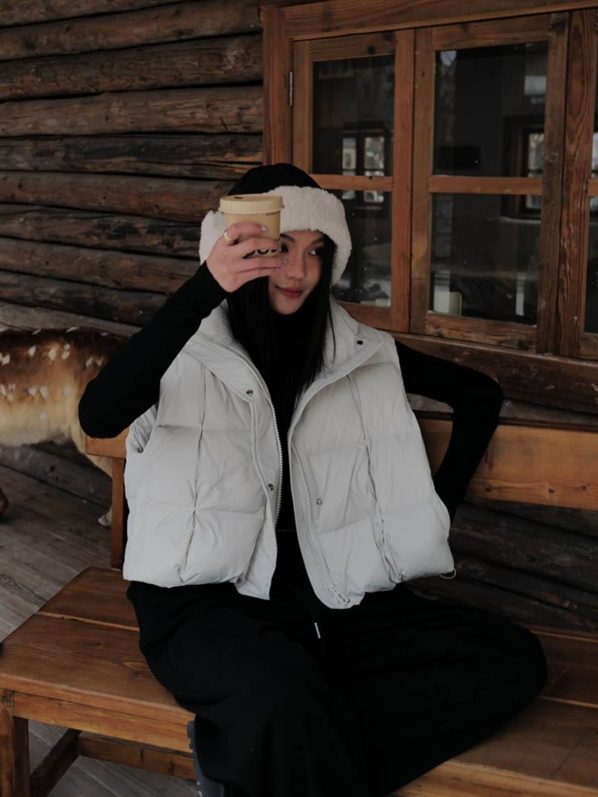 (羽絨)羽絨外搭背心*3色