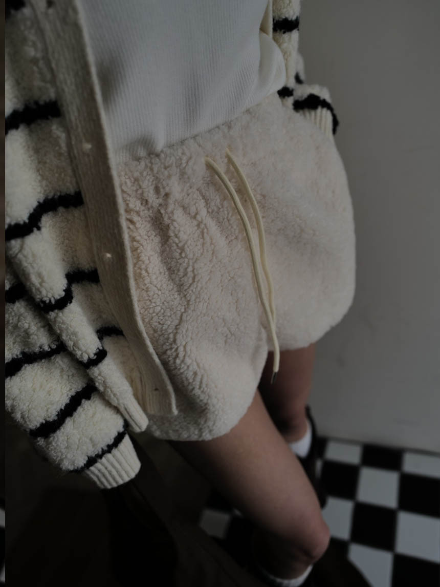 蓬蓬羊羔絨短褲*3色