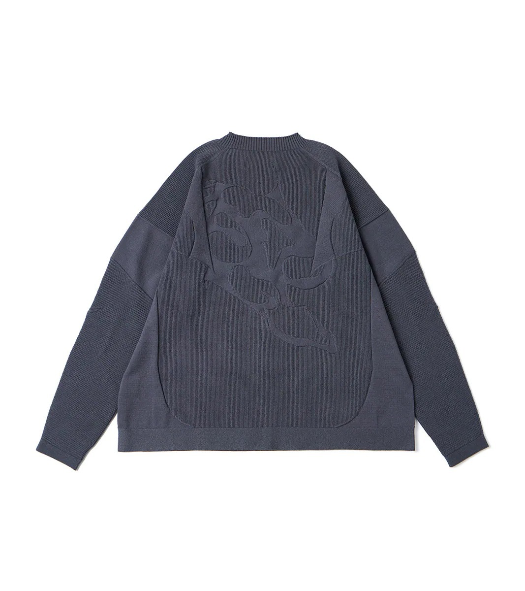 NOZZLE QUIZ  WG. Misty Sweater - 灰藍