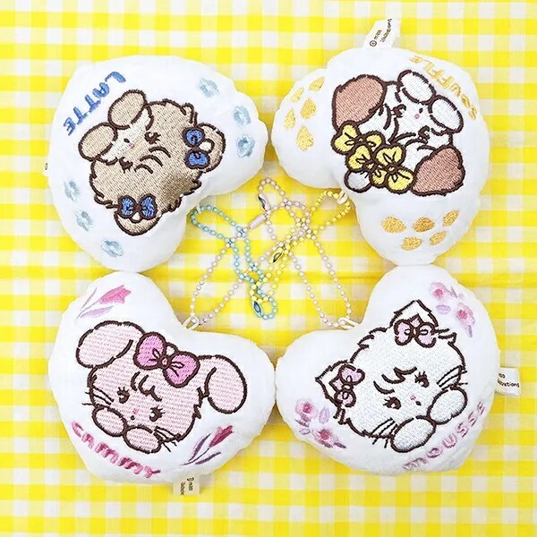 Mikko Latte 3-Piece Acrylic Keychain