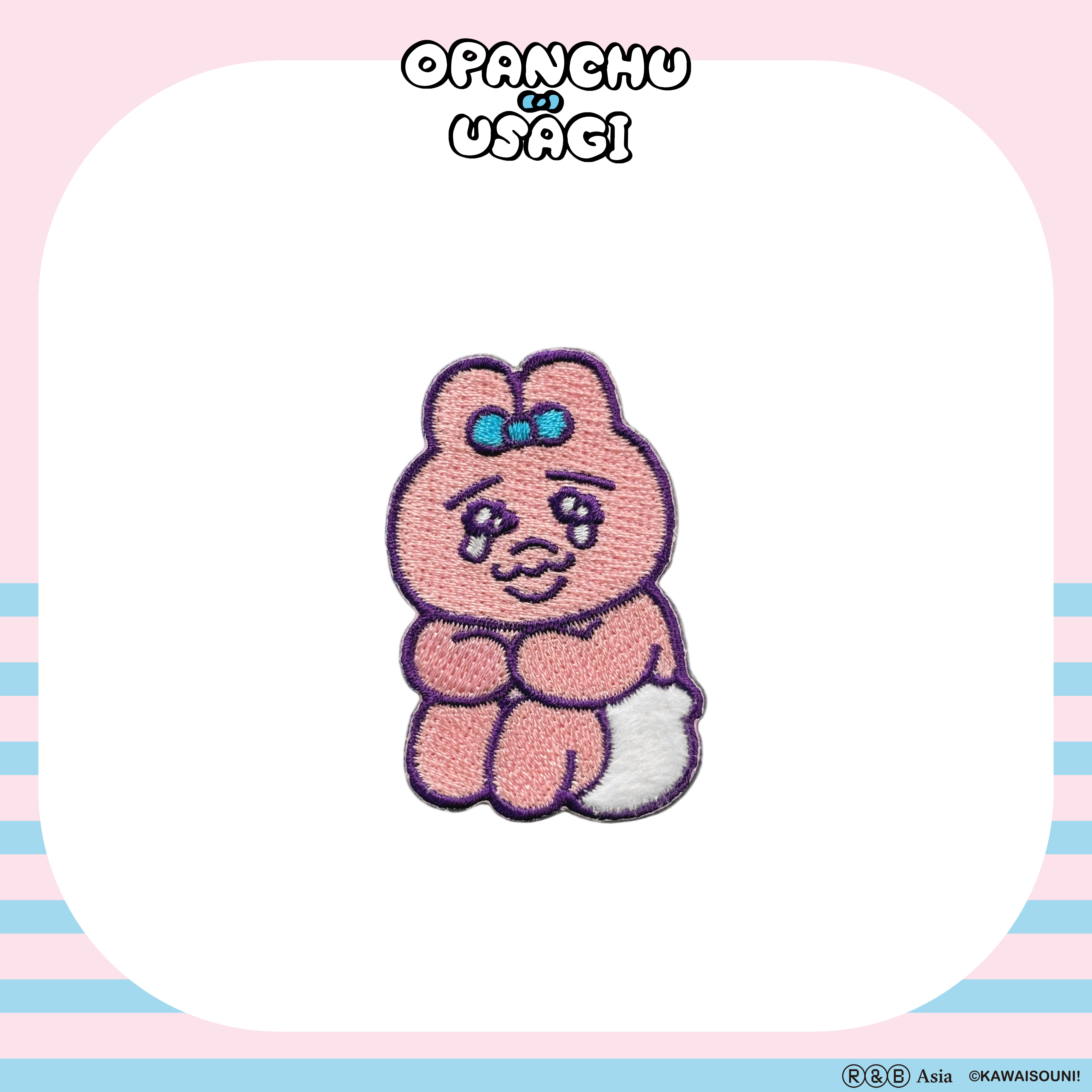 【預購】Opanchu Usagi 褲褲兔-繡章-哭哭