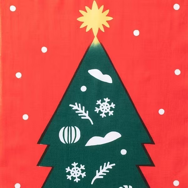 中川政七商店 - 注染手拭巾 聖誕樹 紅