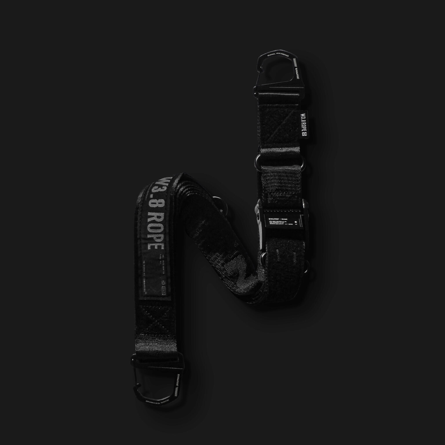 Nullpixel｜W3.8 ROPE [BLACK] – Multi-Use Wide Rope