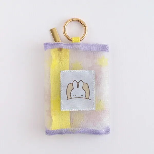 Miffy mesh charm pouch (good night)