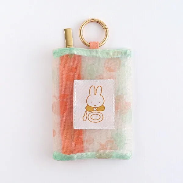 Miffy Mesh Charm Pouch (Fruits)