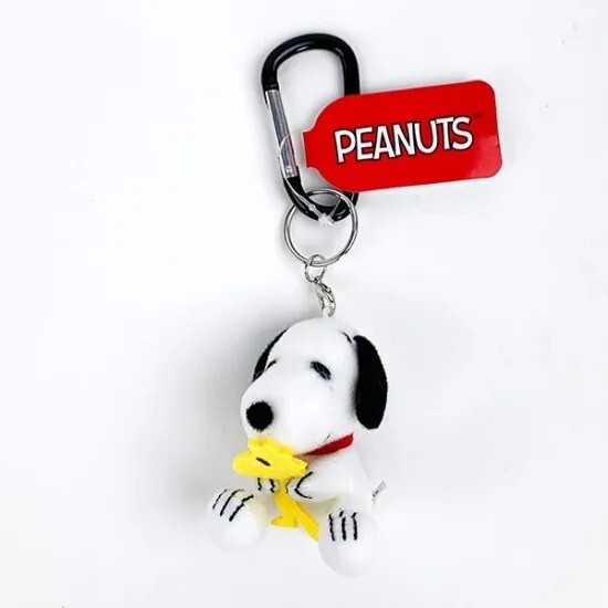 Snoopy Carabiner Mascot SN&WS Sitting Keychain