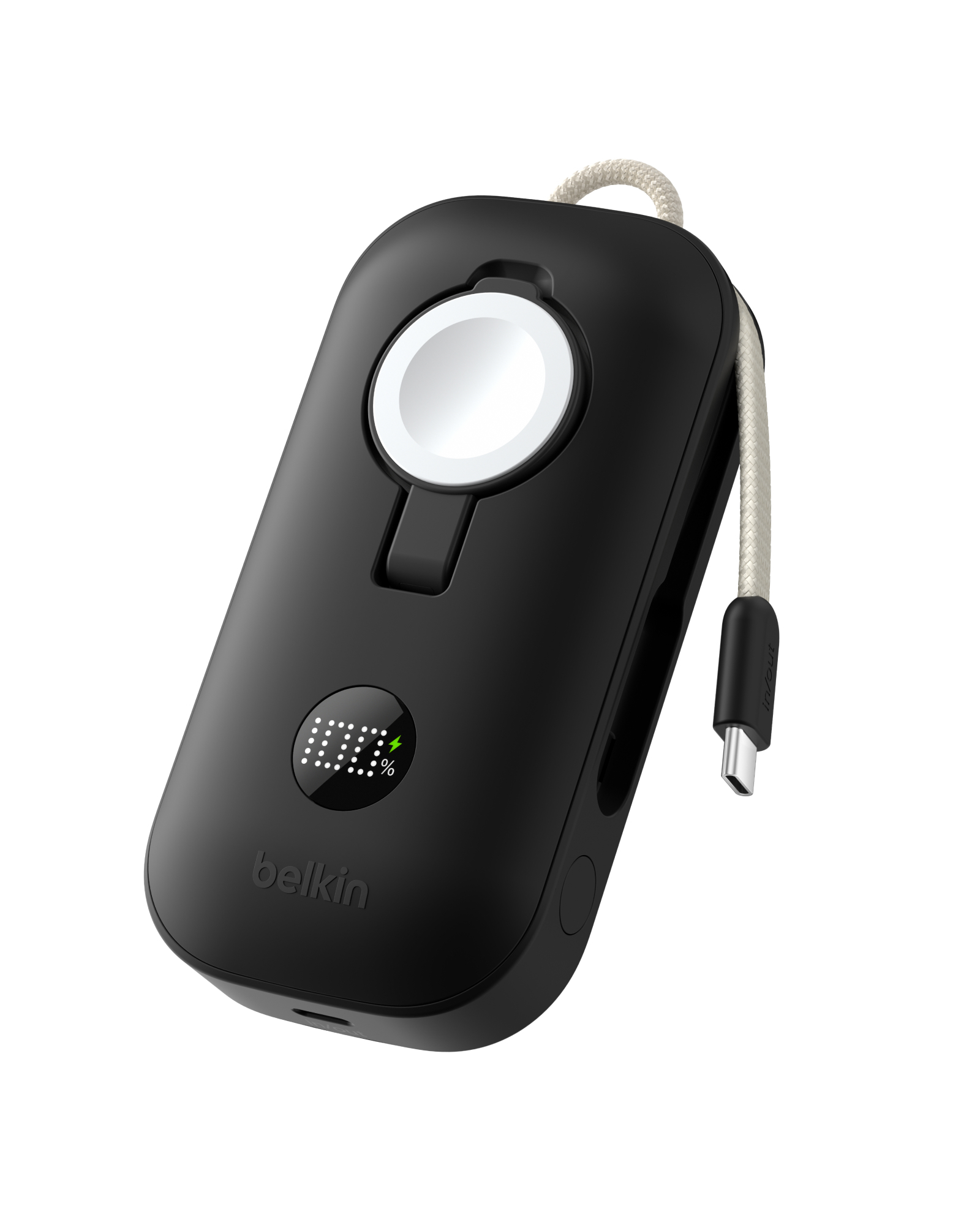 BoostCharge Pro 多功能行動電源 (10K / 配 Apple Watch 充電器 / 內置 USB-C 充電線)