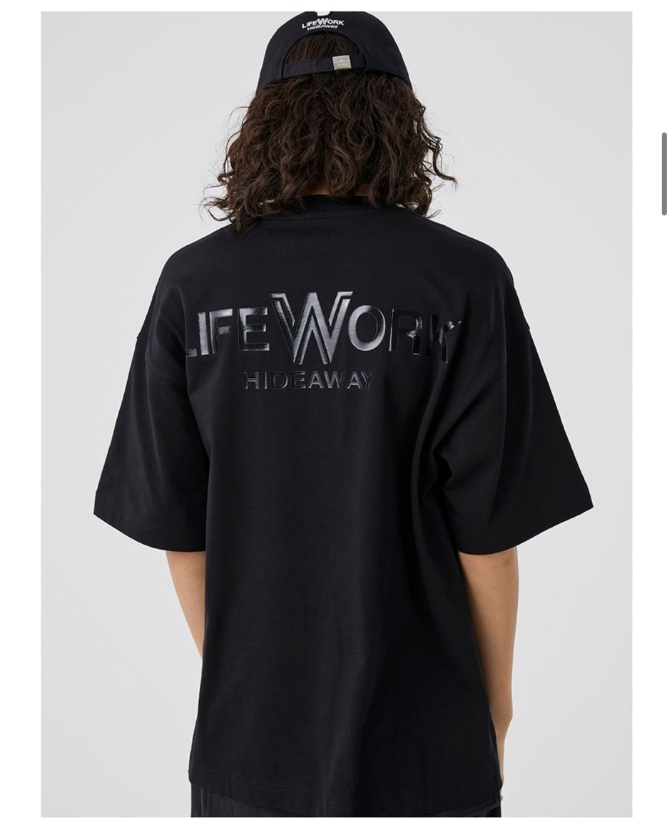 SC036 Lifework logo 短袖tee 245TS91040