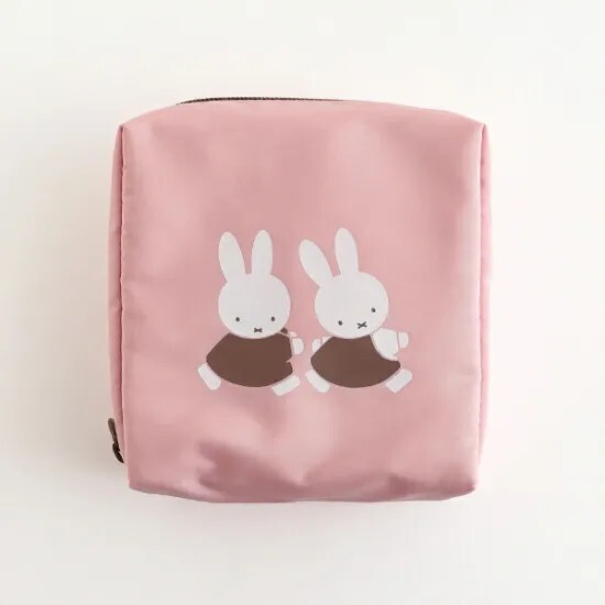 Miffy square pouch (pink)