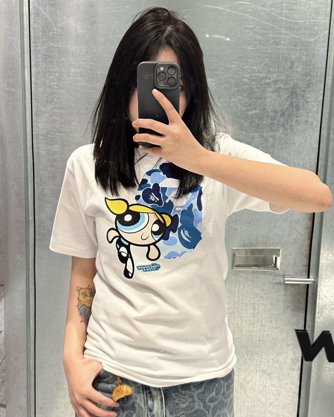 BAPE® x《飛天小女警》BUBBLES TEE 泡泡 白色