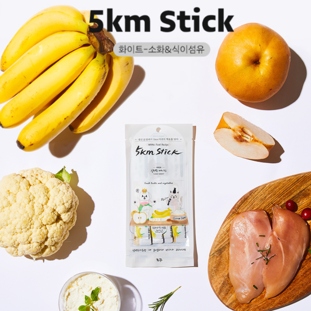 韓國朝貢 5km stick 白色火雞(助消化) 犬貓肉泥