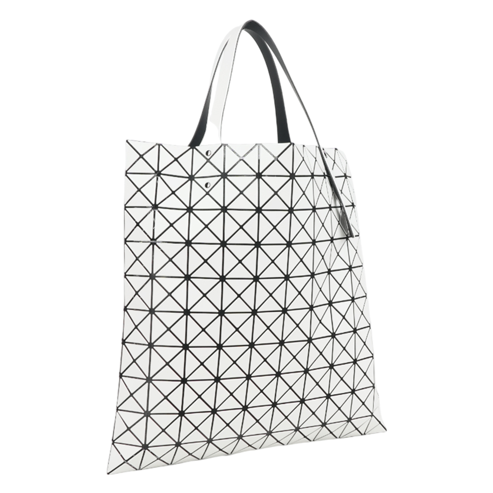 【ISSEY MIYAKE三宅一生】Prism Matte 2 10X10 珍珠偏光手提包(白色)