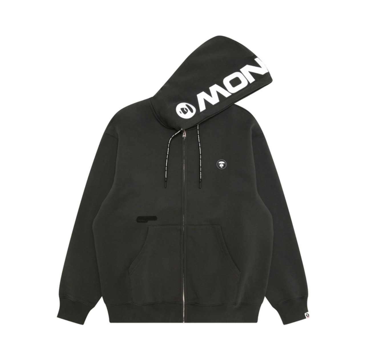 AAPE 小Logo 連帽外套 黑色款