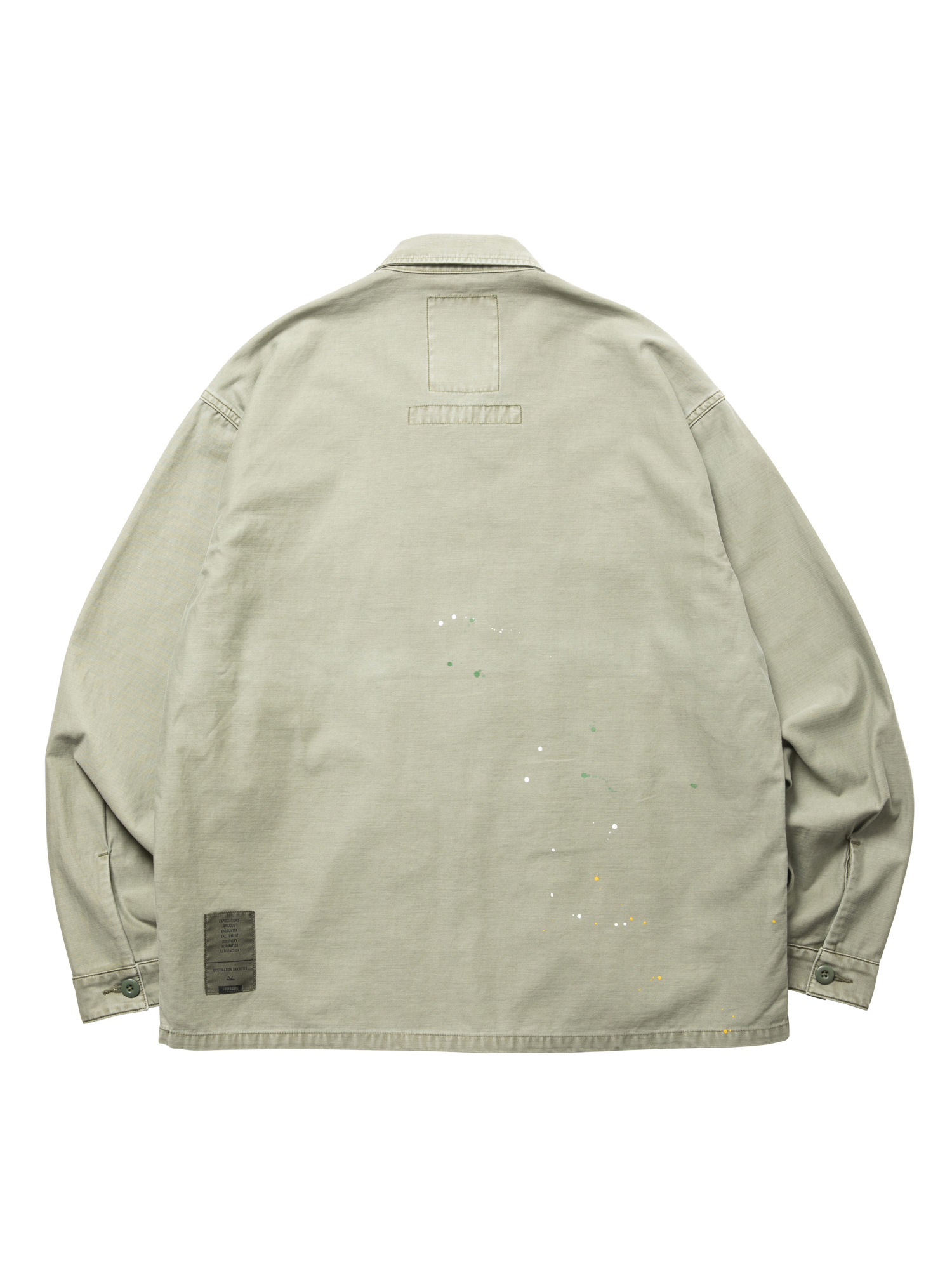 LIBERAIDERS PAINT SPLATTER BDU SHIRT 771022503 OLI