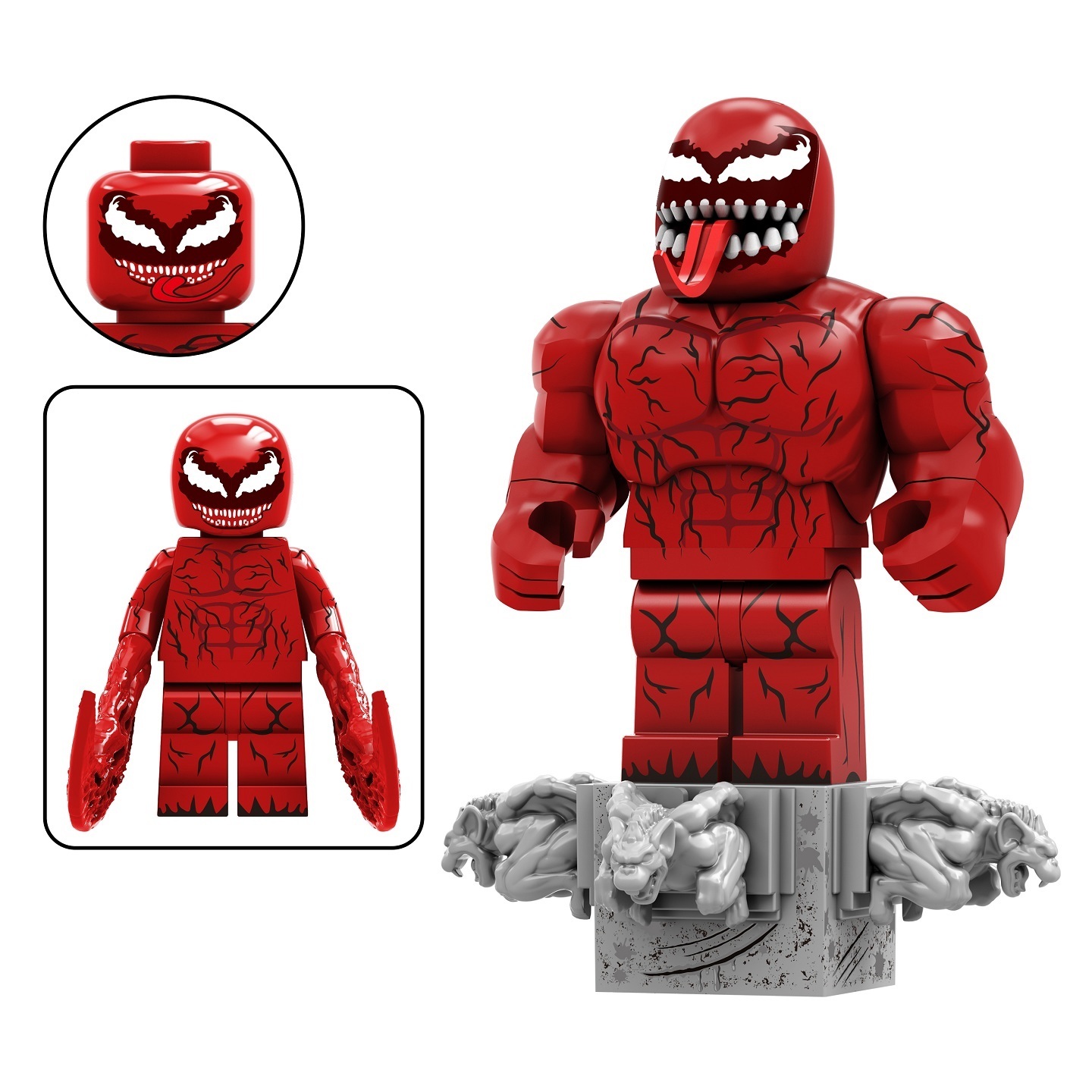 Venom Custom Minifigures Minifigs fit Lego TV6219 TV1157