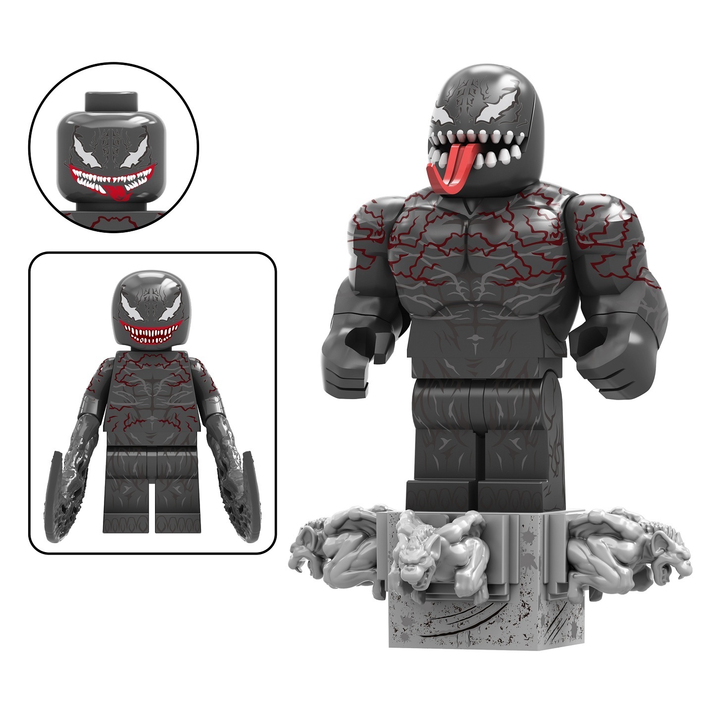 Venom Custom Minifigures Minifigs fit Lego TV6219 TV1158