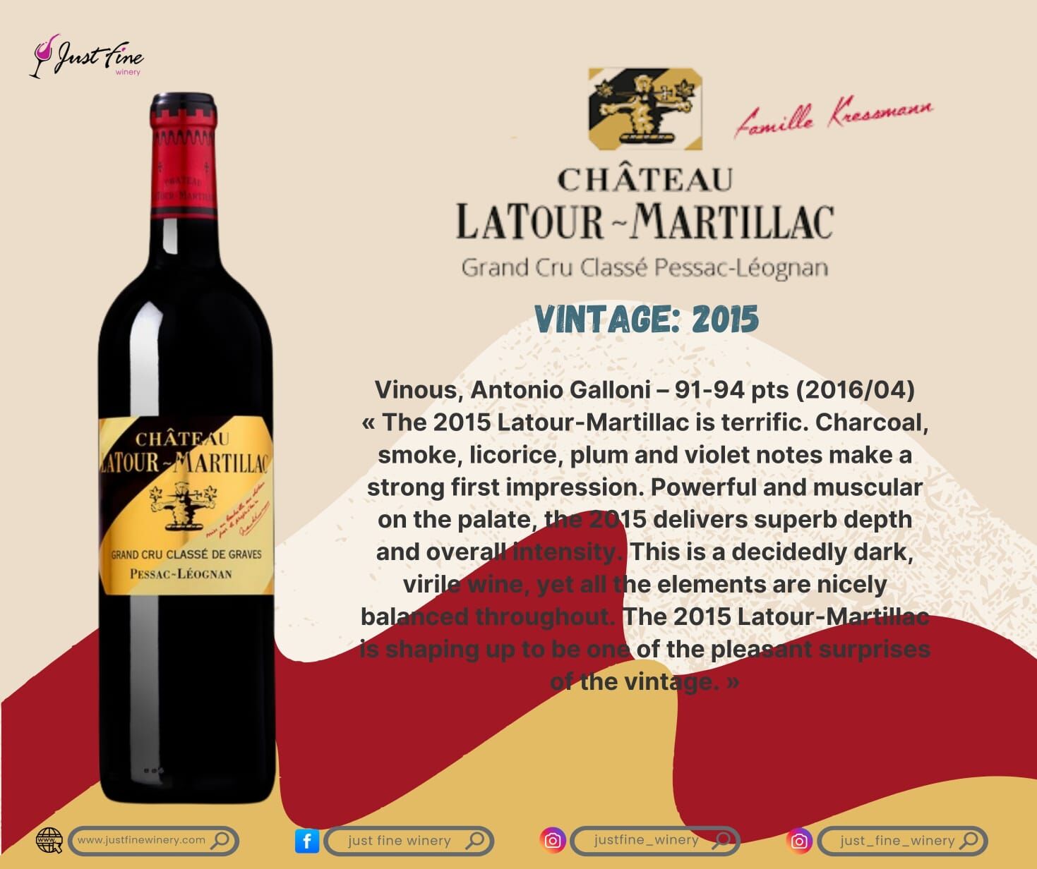 2015 Château Latour Martillac