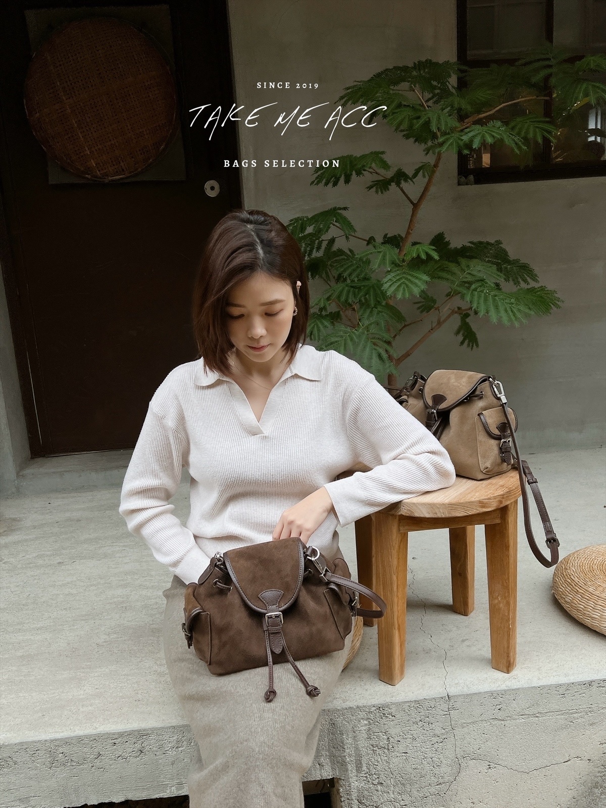 今年就選他陪妳過年了超可愛牛皮水桶多用途包｜Take Me闆娘嚴選真皮包