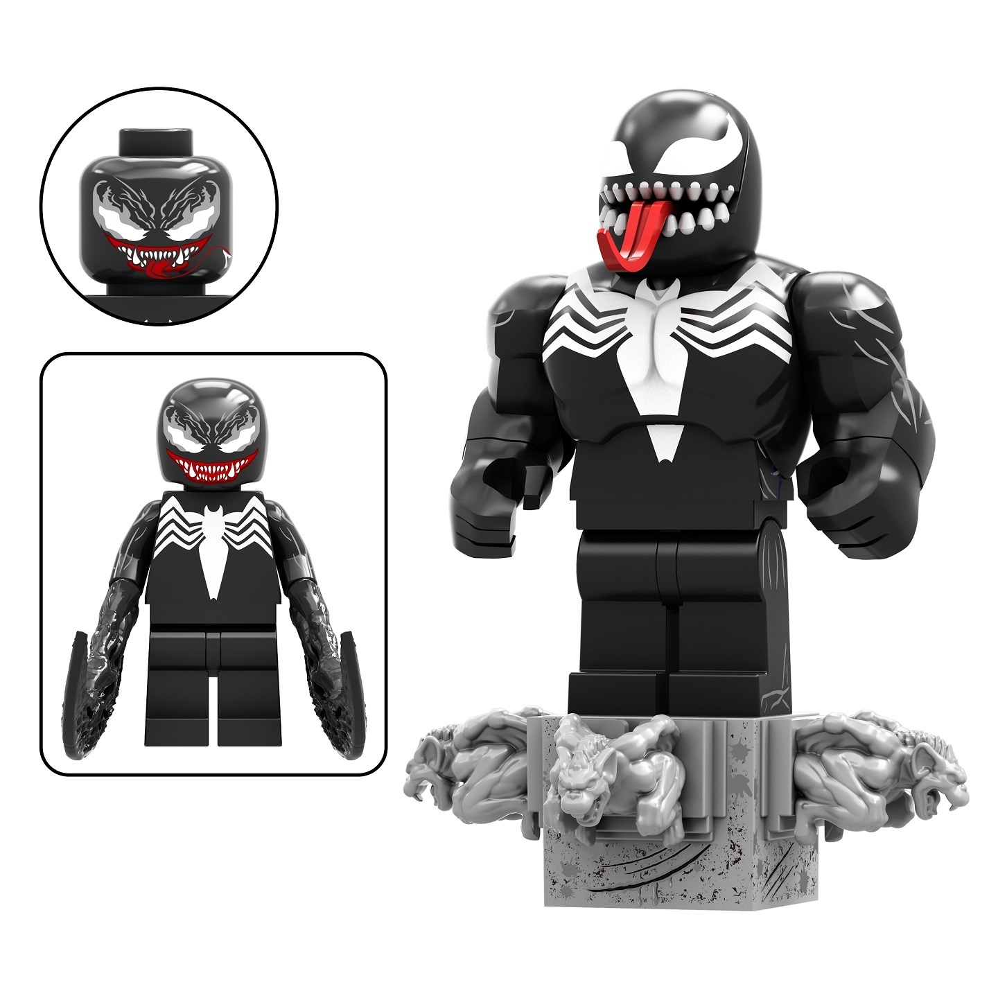 Venom Custom Minifigures Minifigs fit Lego TV6219 TV1162