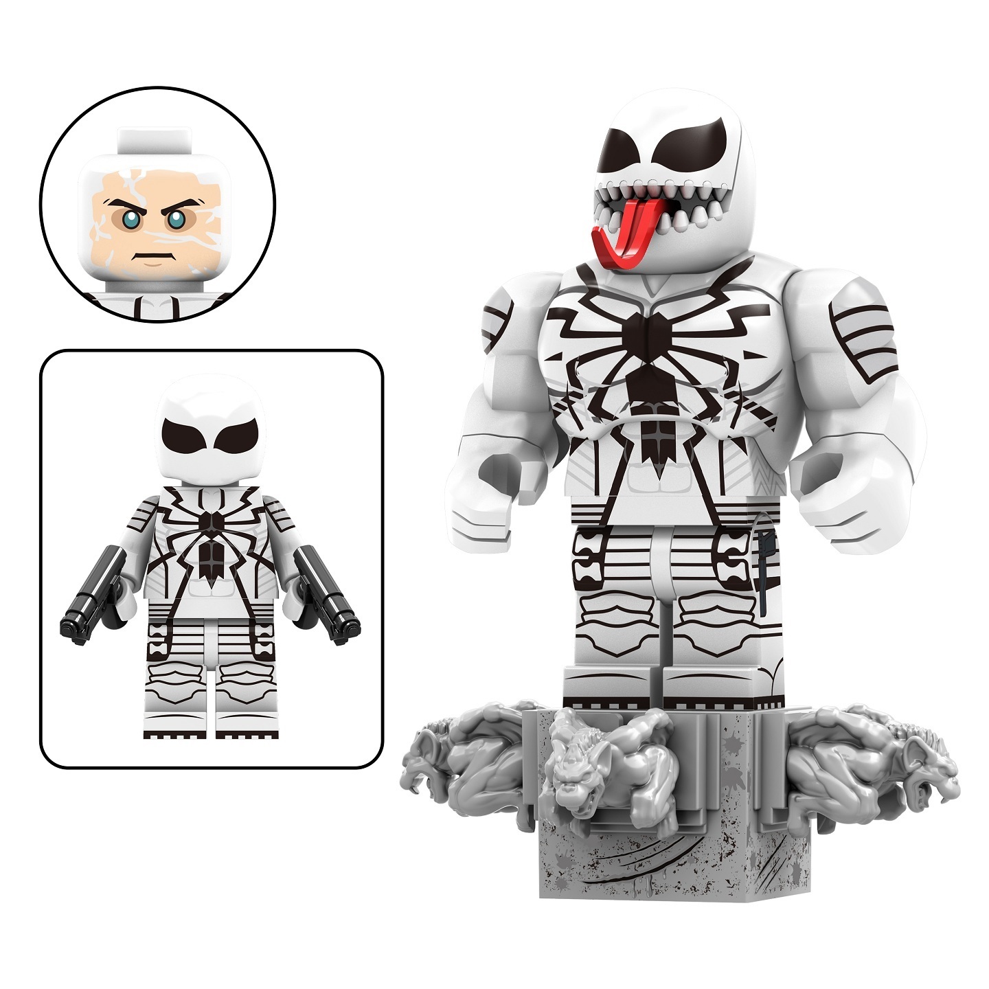 Venom Custom Minifigures Minifigs fit Lego TV6219 TV1163