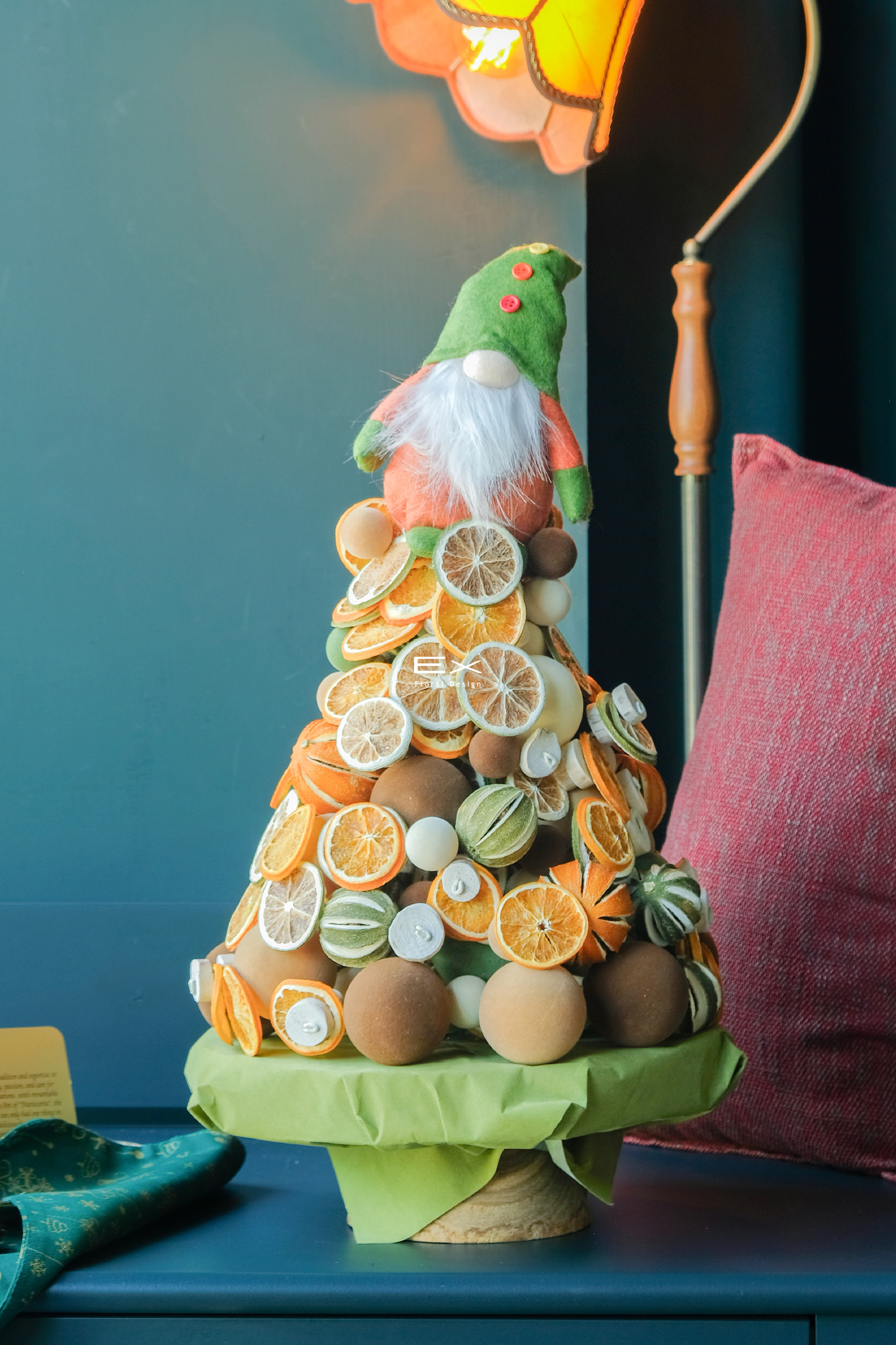 橙香漫漫｜暖冬果實樹  Christmas Floral Gift