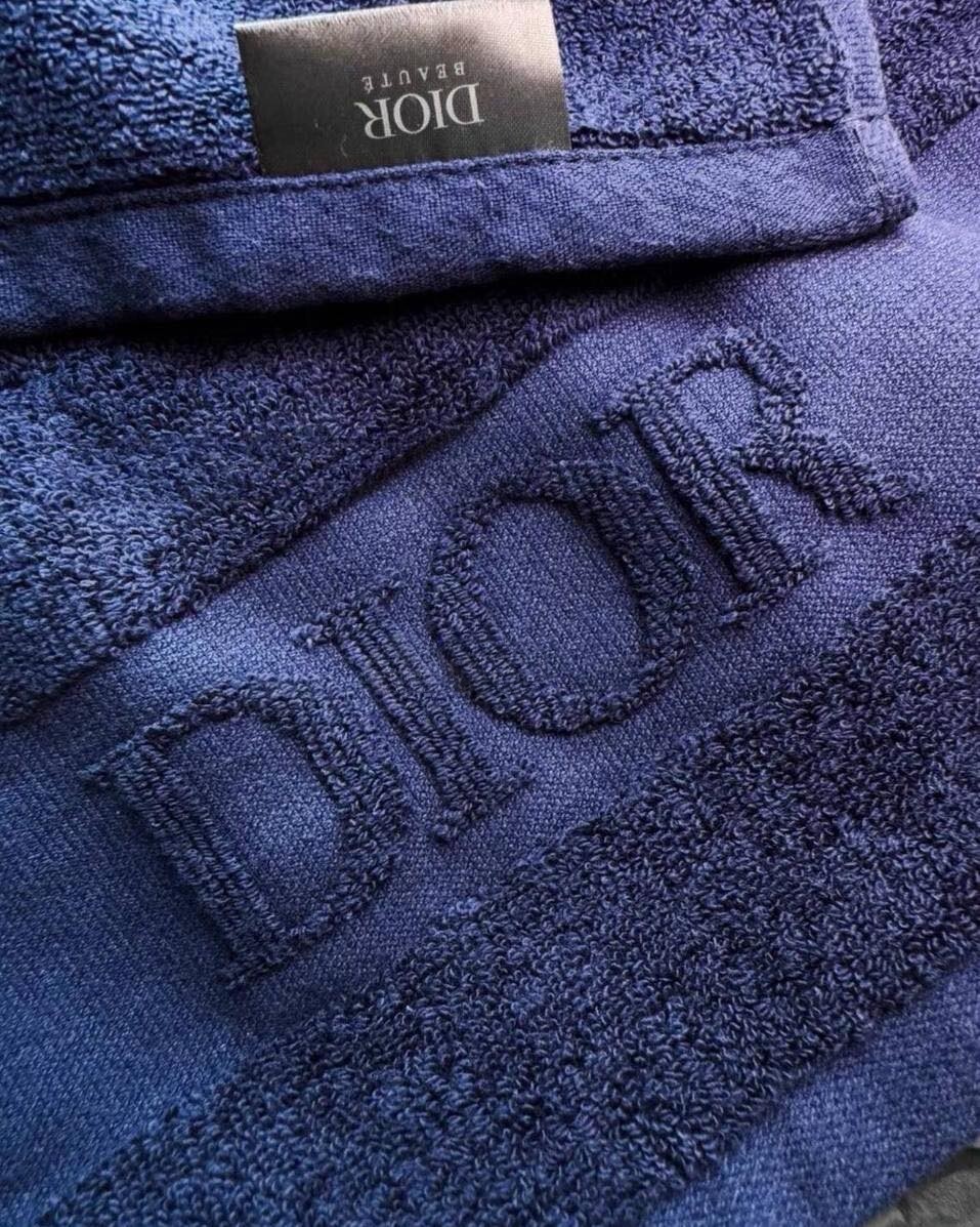 Dior Sauvage 曠野系列深藍浴巾毛巾套組