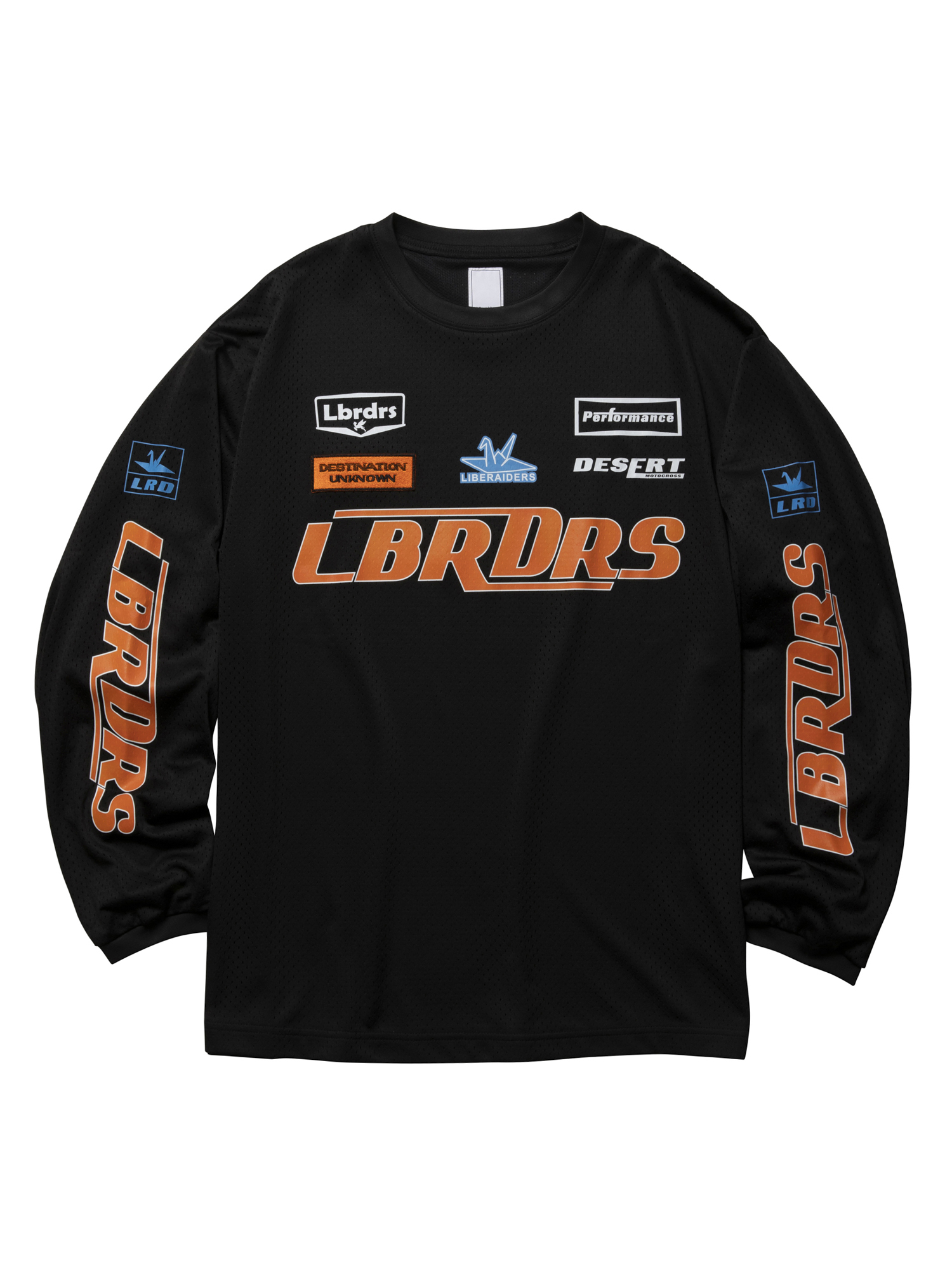 LIBERAIDERS MOTO CROSS CREWNECK 775022503 BLK