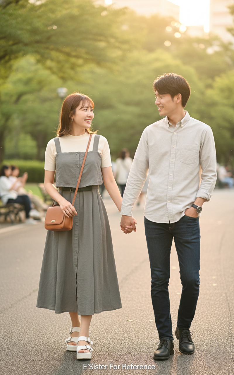 知性都會寬肩帶排釦中長款洋裝 C11