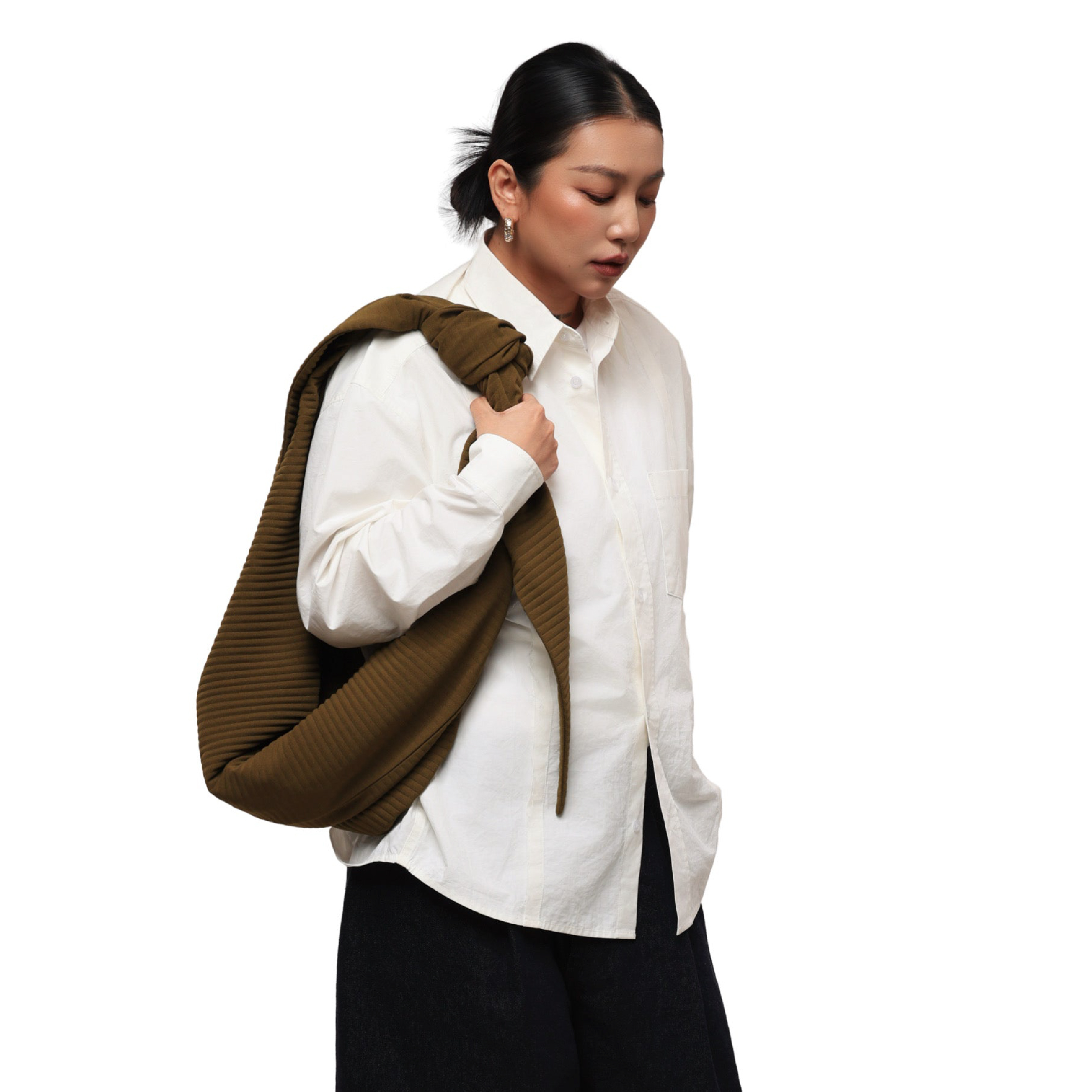 6cRAyon Patchwork Poplin Embroidered Shirt 拼接府綢刺繡 長袖襯衫