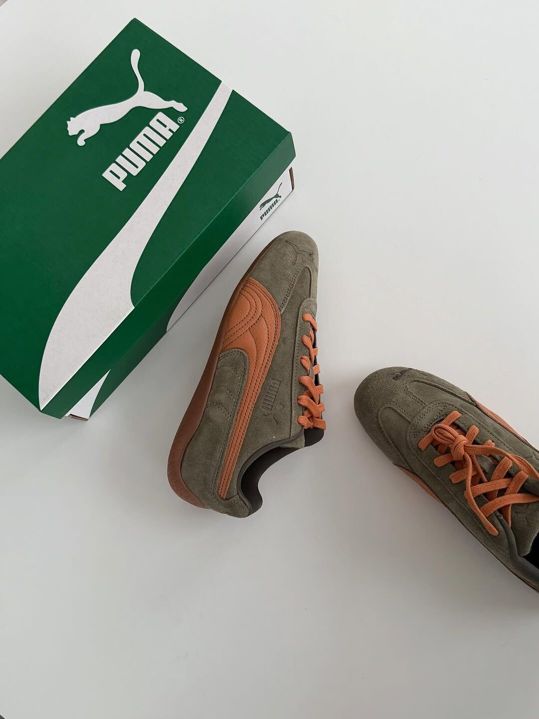 BILLY'S X PUMA SPEEDCAT 抹茶綠 楓葉橘 綠橘 復古 賽車鞋 男女鞋 407972-01 / 預購