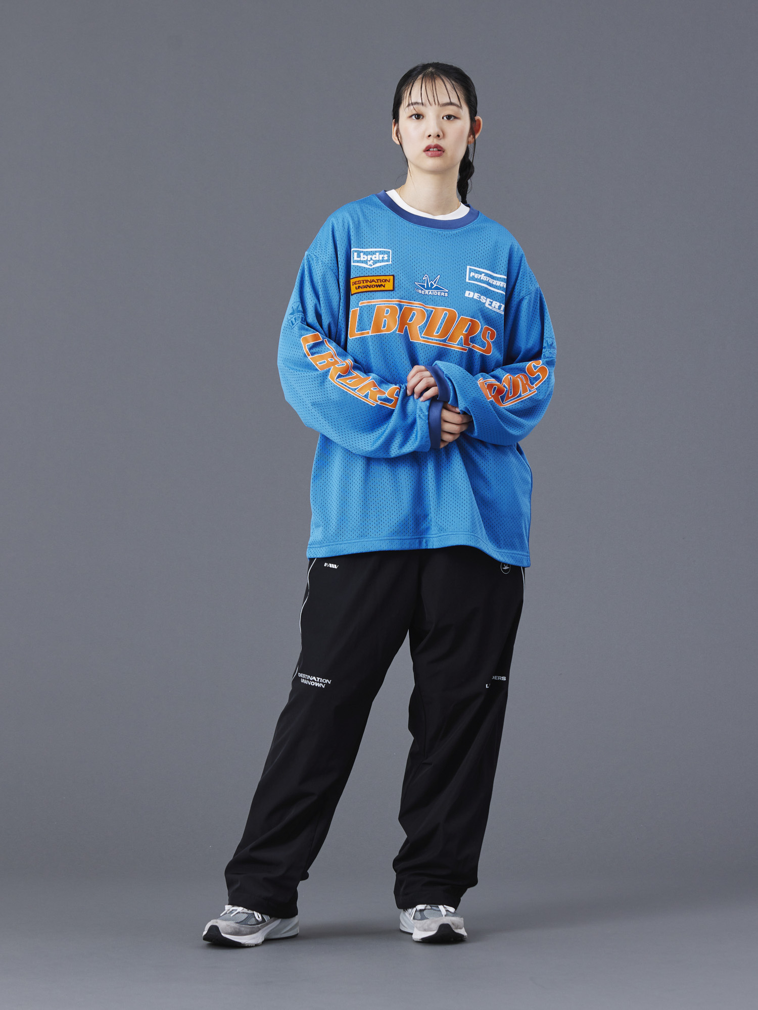 LIBERAIDERS MOTO CROSS CREWNECK 775022503 BLU