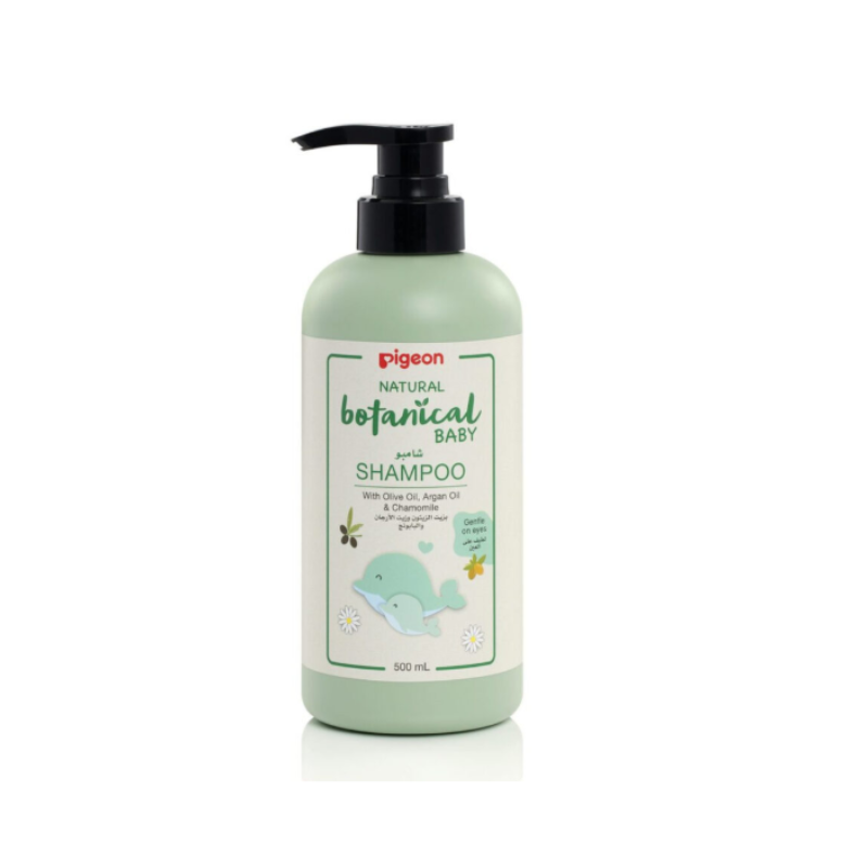 Pigeon Natural Botanical Baby Shampoo 500ml (Tear-Free)
