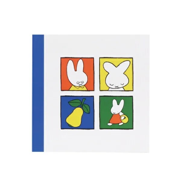 Miffy 70th Anniversary Nine-Tie Square Memo Pad