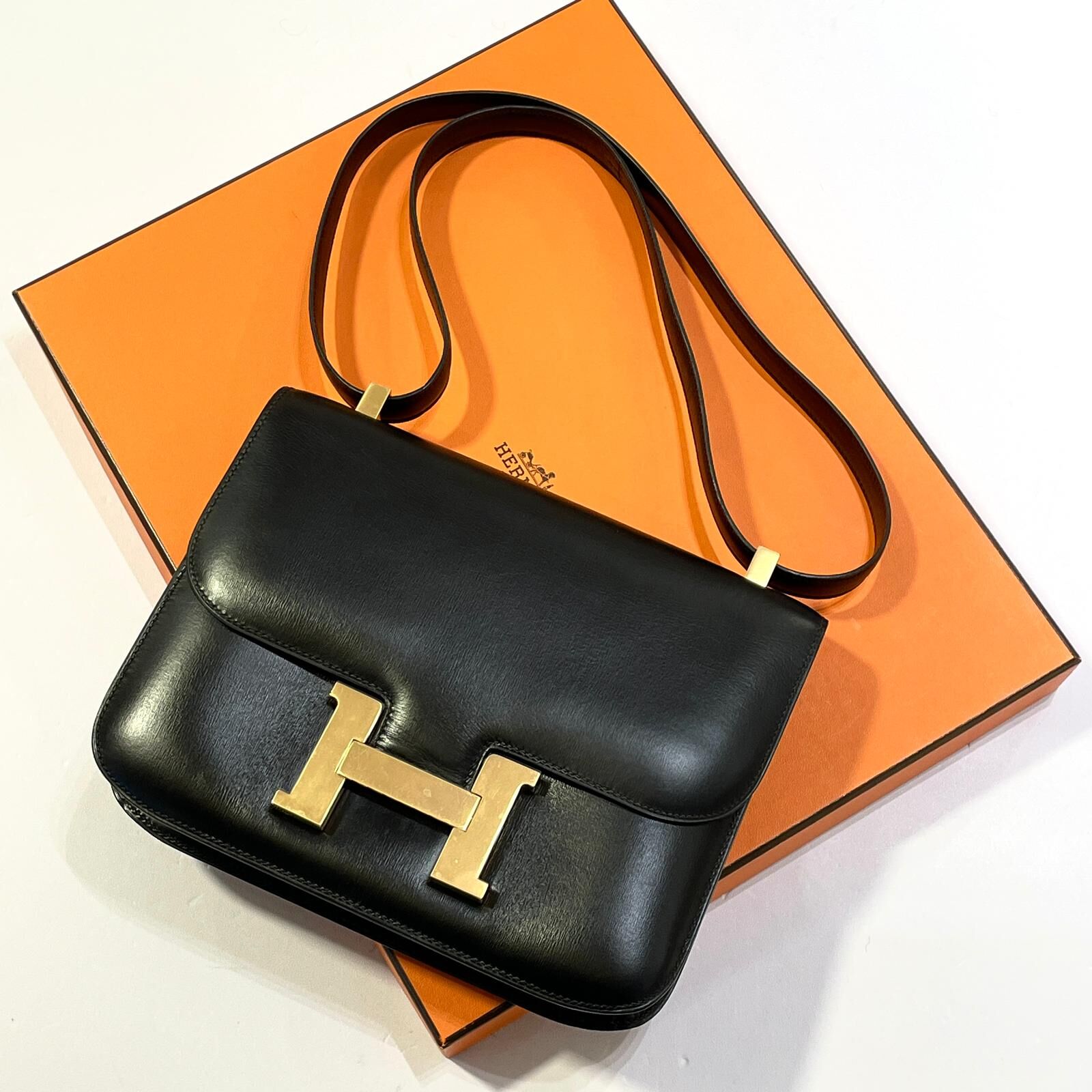95%NEW二手CONSTANCE 24 黑金BOX 中古 NOIR GHW VINTAGE #C24 #康康包 #兩年免費保養 #香榭站正品