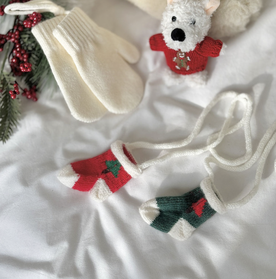 針織襪子斜背包