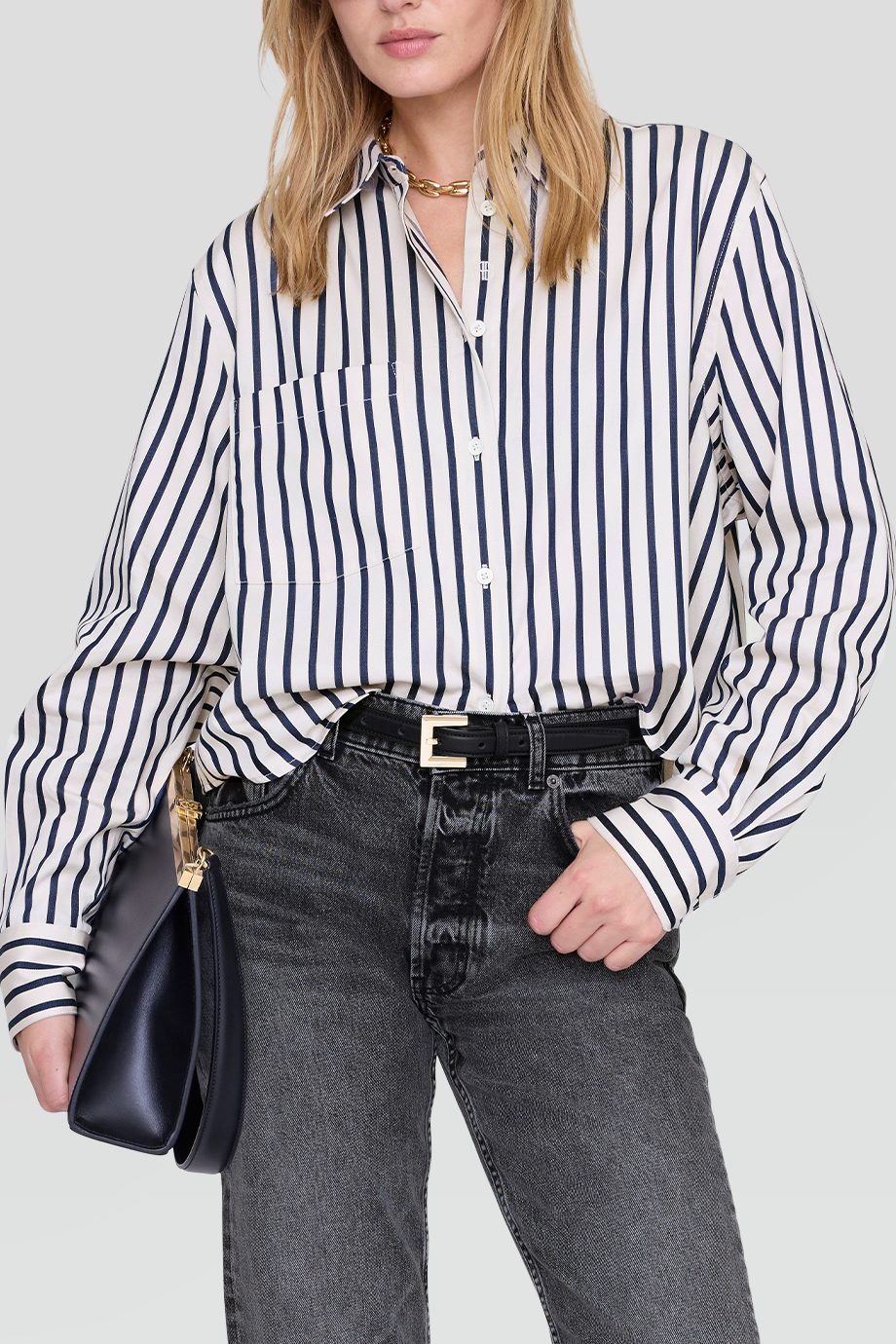 Anine Bing｜ESSIE 直條紋襯衫