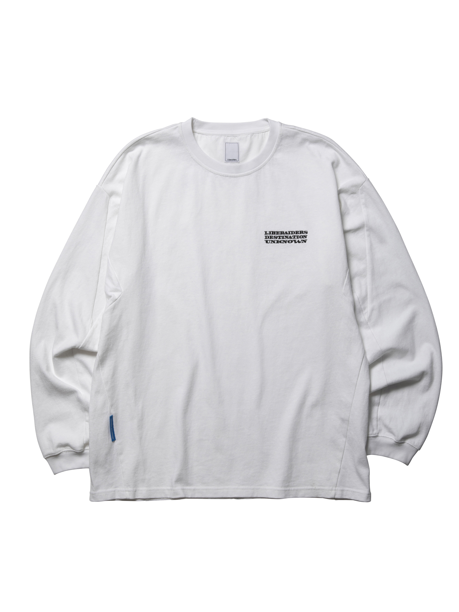 LIBERAIDERS 3D CUT L/S TEE 775032503 WHT